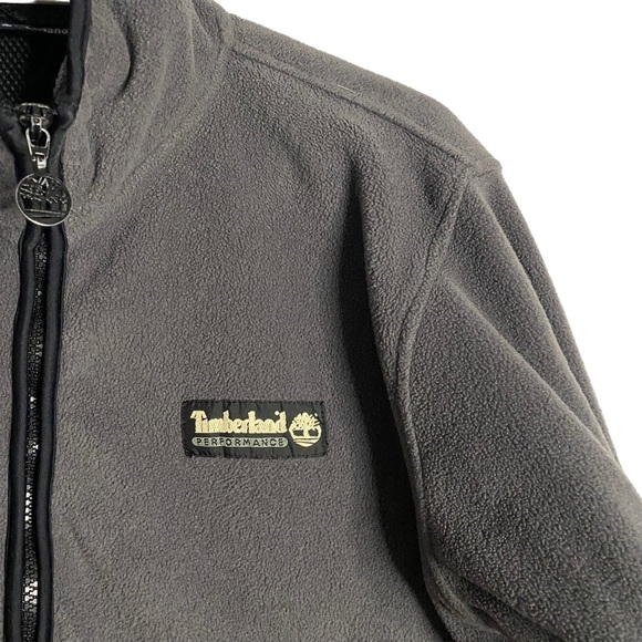 Timberland Performance Men's Gray Fleece Full Zip Jacket - Picture 10 of 11